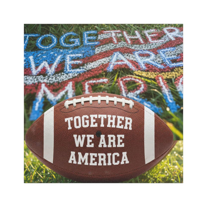 Together We Are America Football Gift Decor Accessory