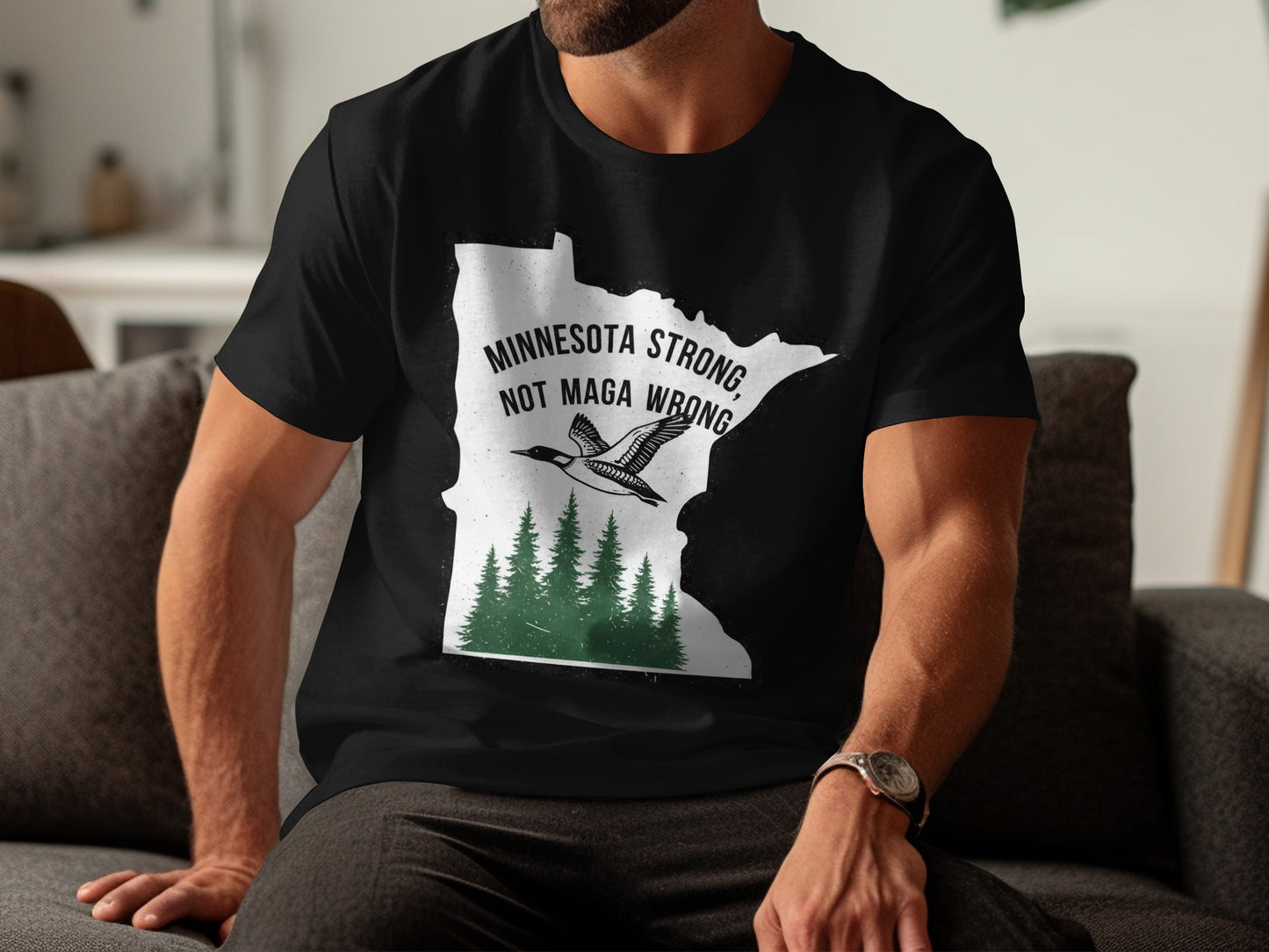 Minnesota Strong Not Maga Wrong T-shirt product