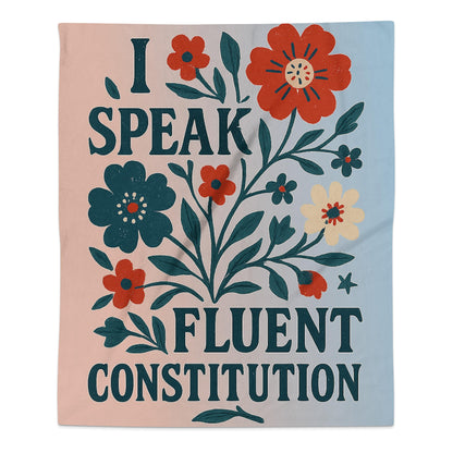 I Speak Fluent Constitution Flower Design Product