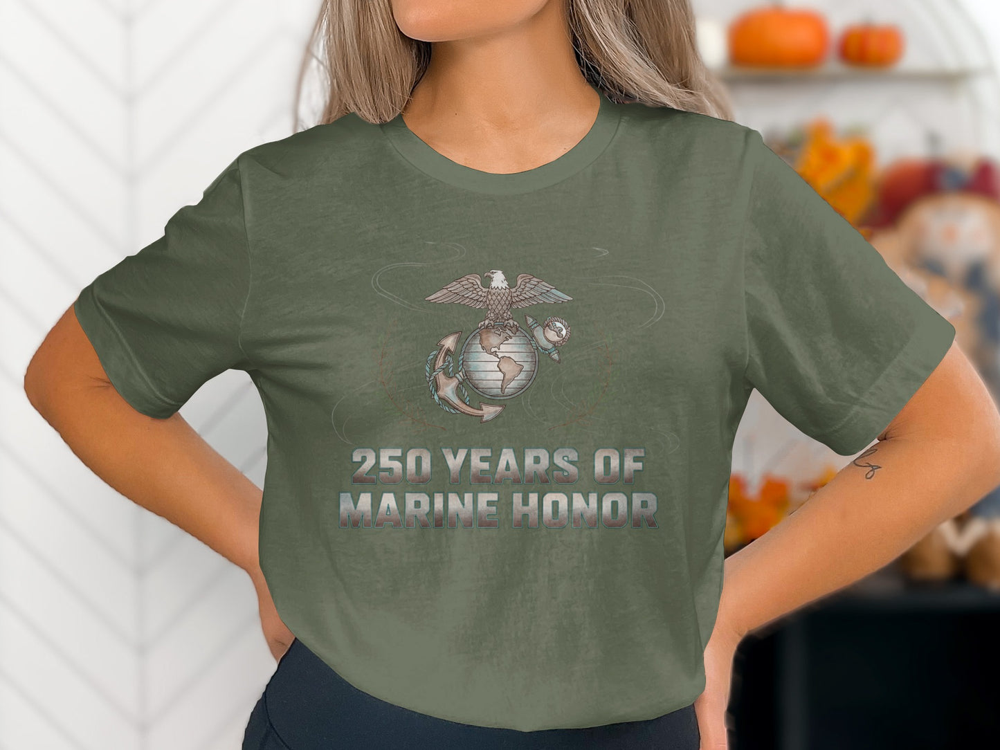 250 Years of Marine Honor Graphic Tee Shirt