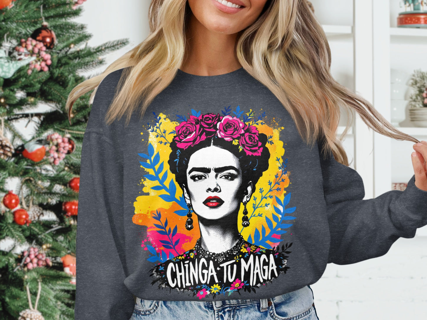 Vibrant Artistic Chinga Tu Madre Sweatshirt product