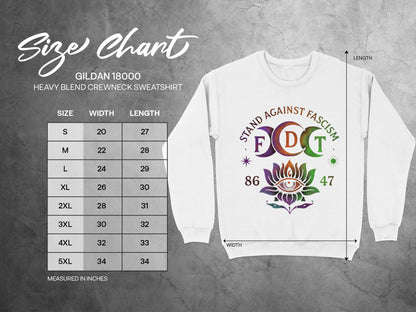 Stand Against Fascism Graphic Sweatshirt product