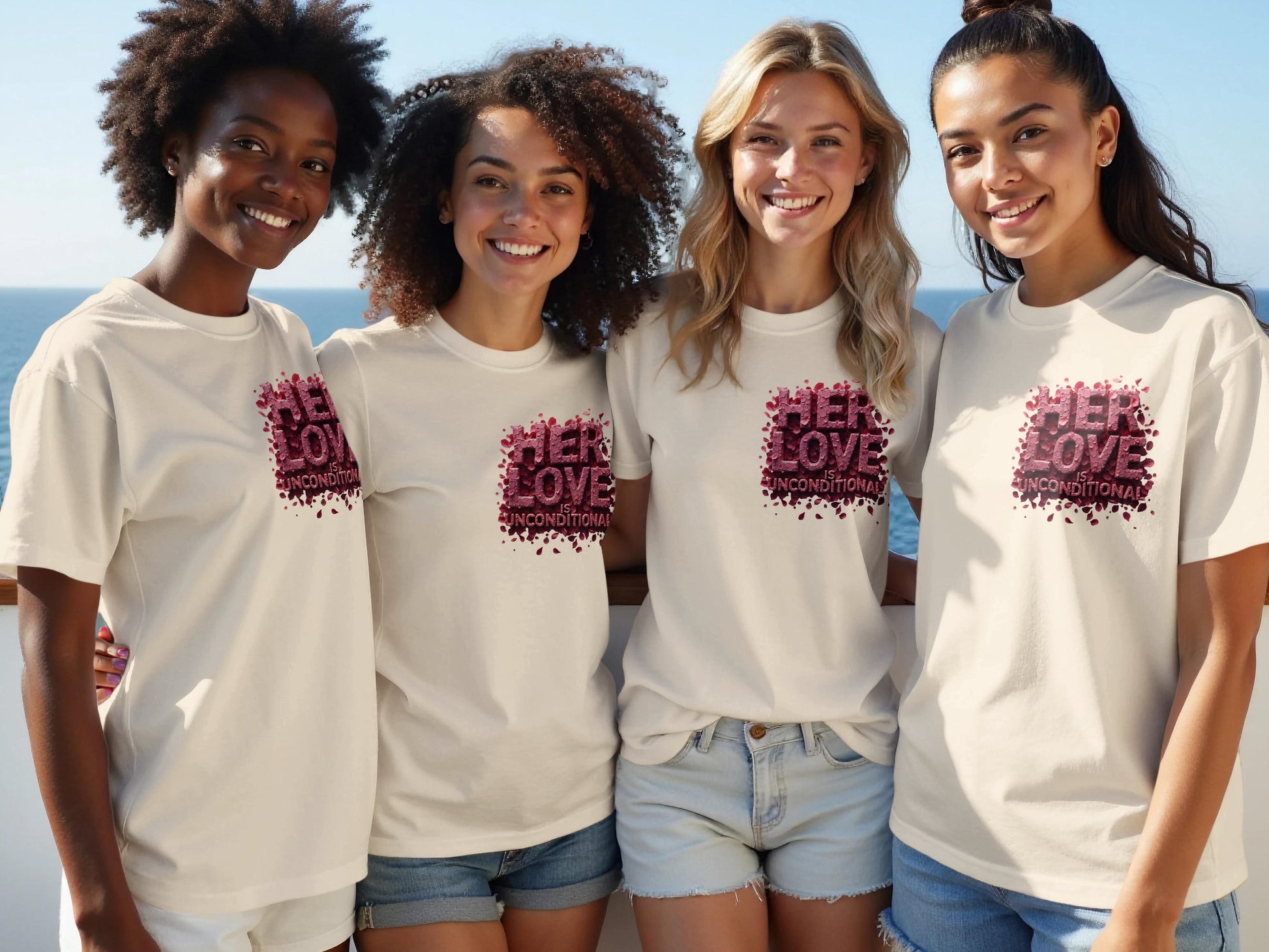 Her Love Unconditional Graphic Tee Product