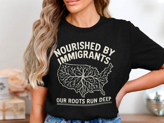 Nourished By Immigrants Our Roots Run Deep product type