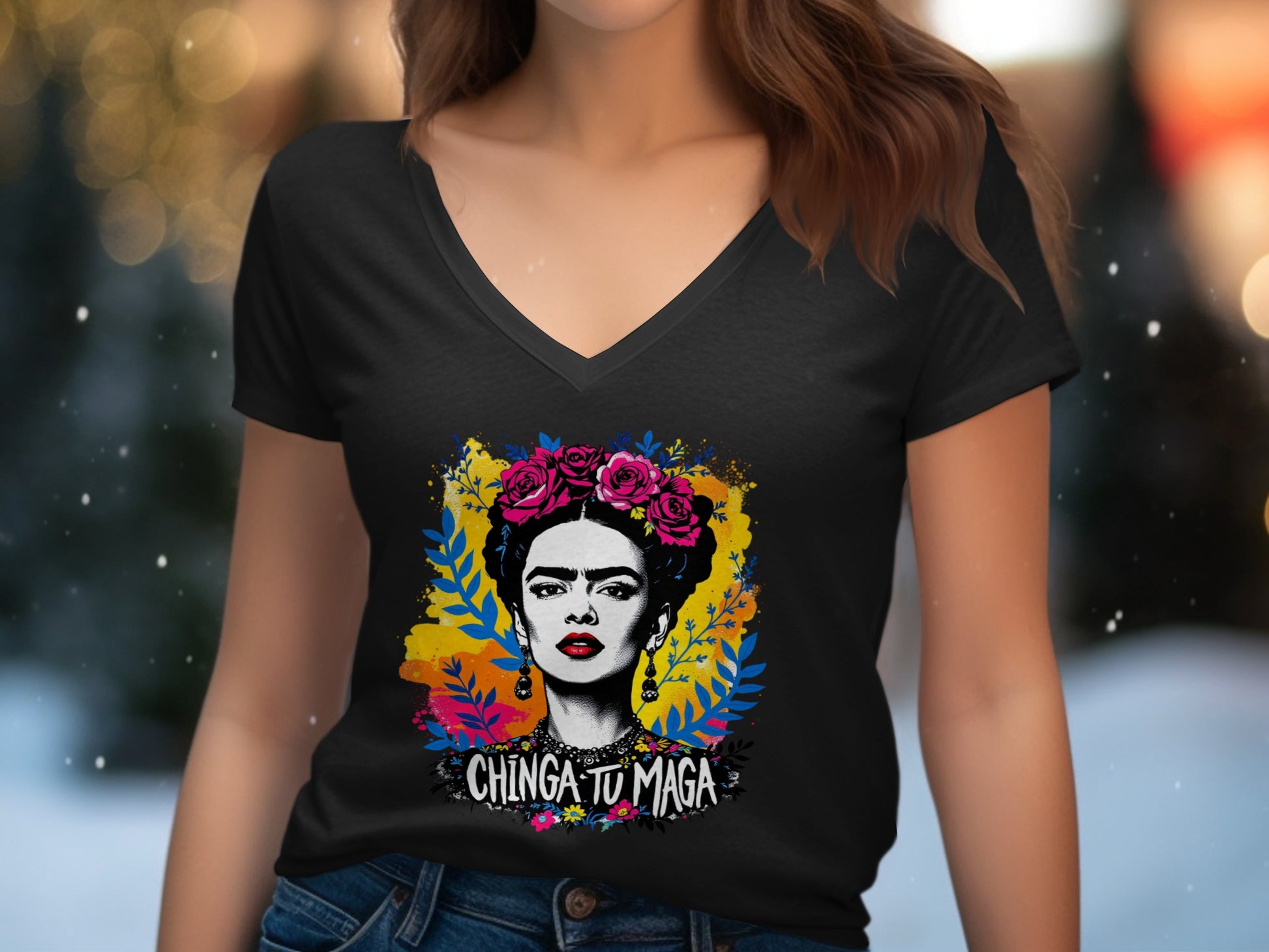 Vibrant Frida Kahlo Art Women's T-Shirt product