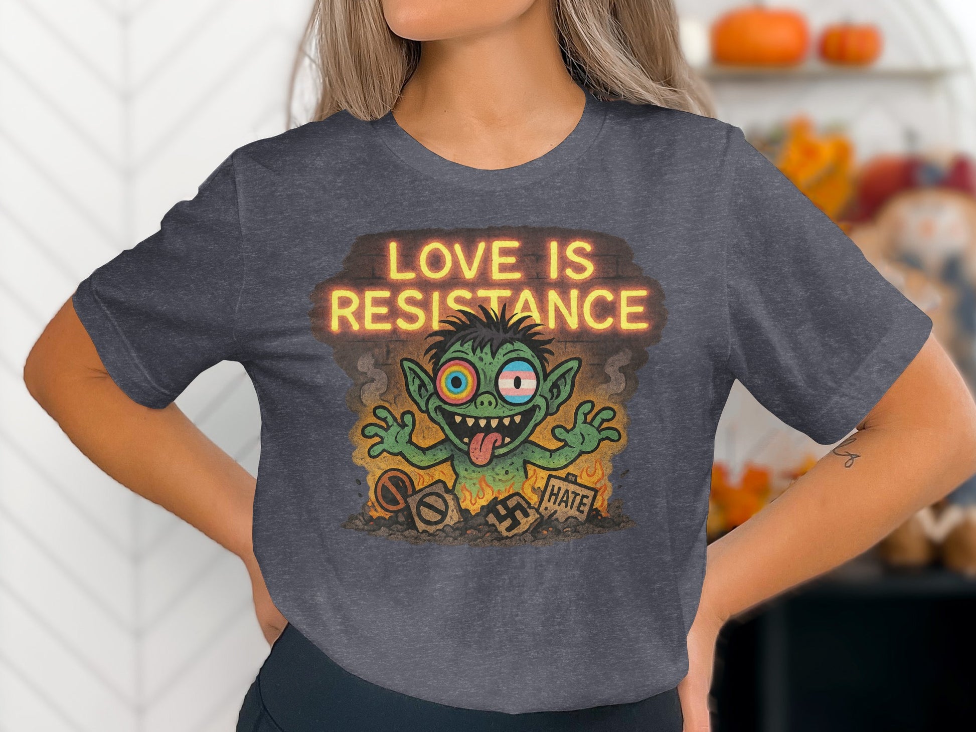 Love Is Resistance Graphic T-Shirt Product