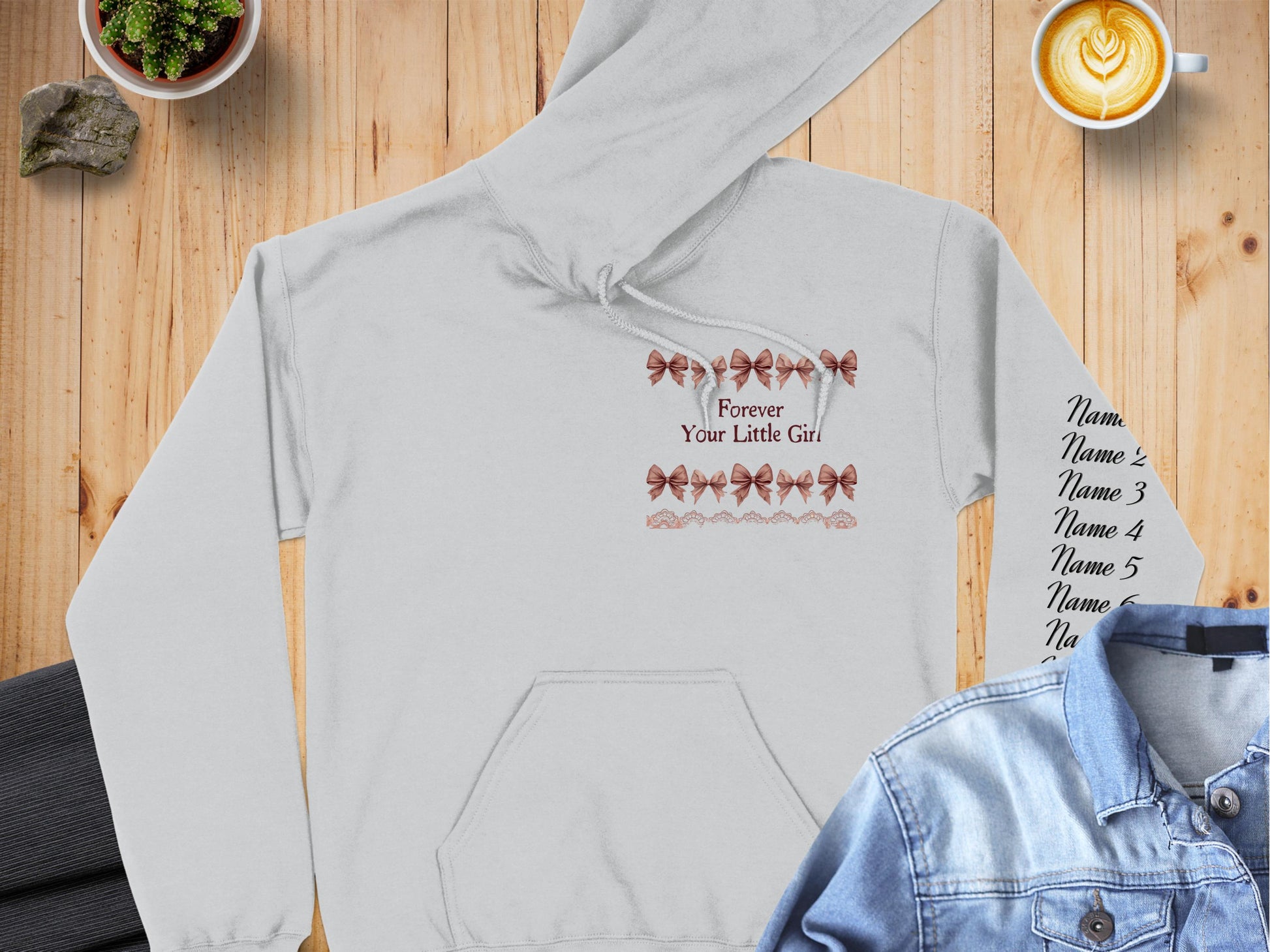 Personalized Forever Your Little Girl Hoodie product type