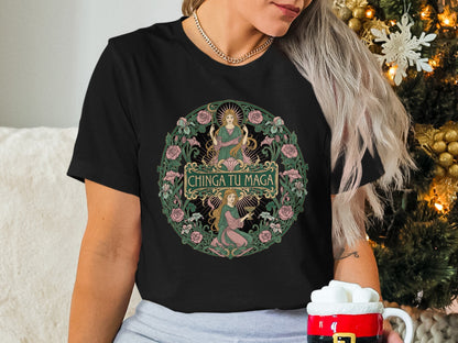 Chinga Tu Maga Graphic Tee for Holiday Style
