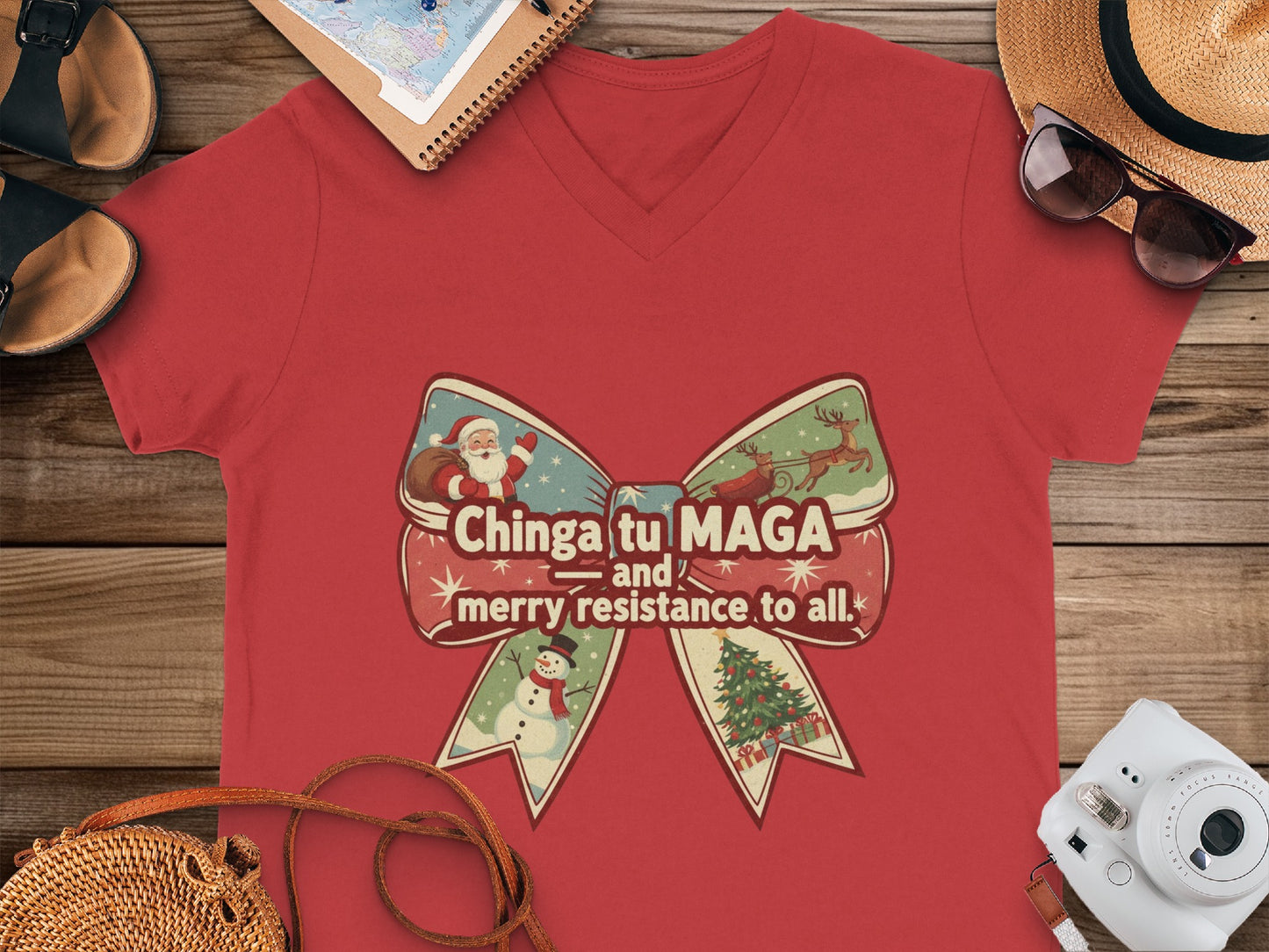 Chinga tu MAGA and merry resistance to all shirt