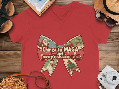 Chinga tu MAGA and merry resistance to all shirt