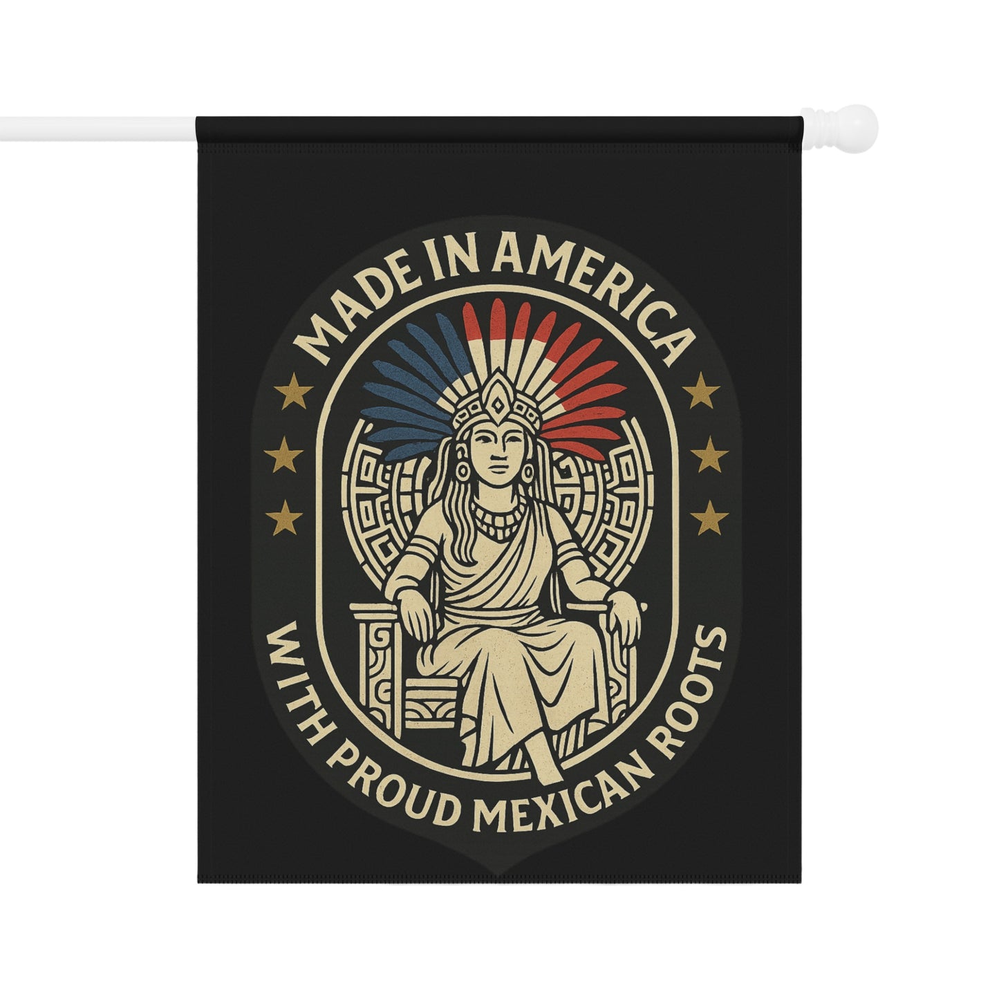 Made in America With Proud Mexican Roots Flag