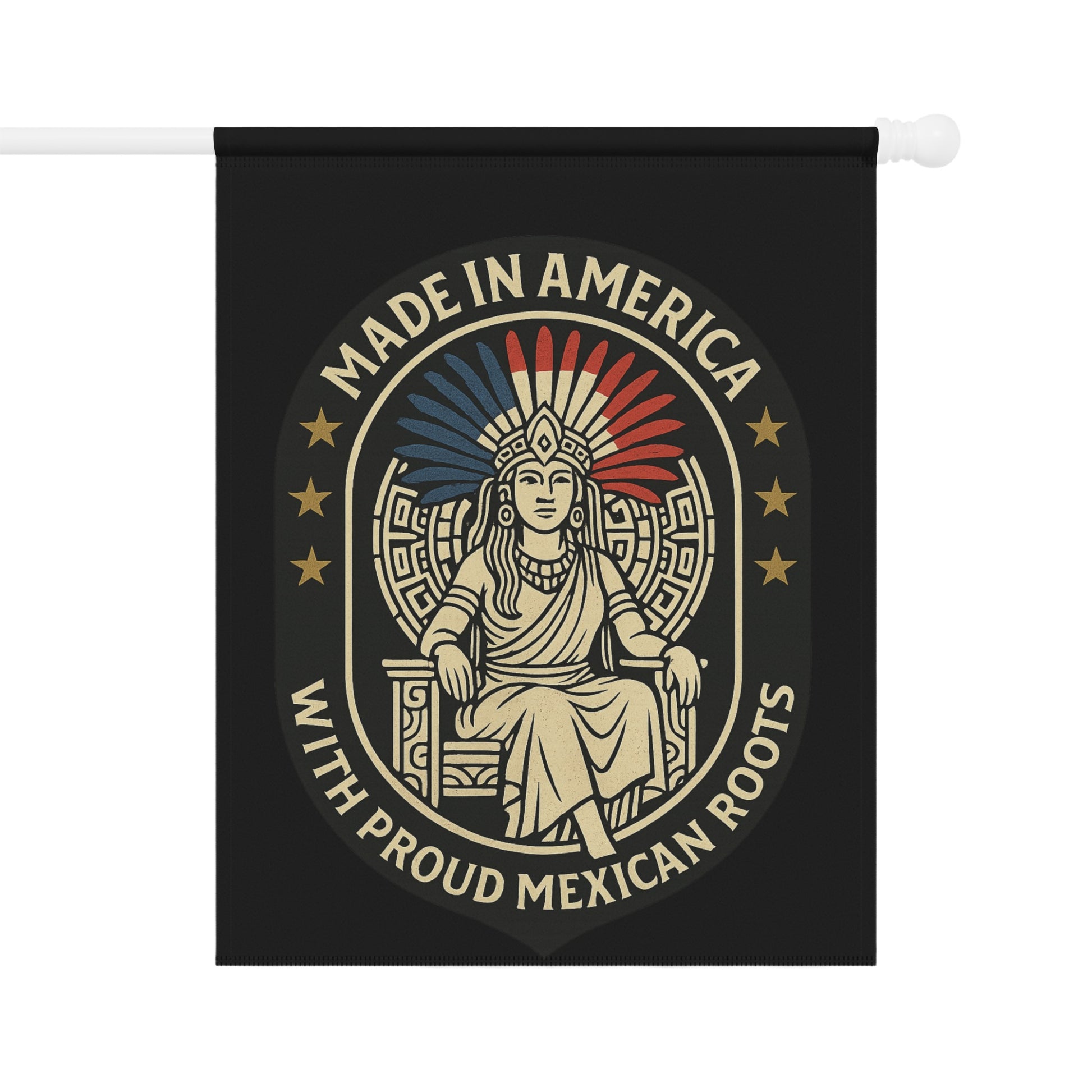 Made in America With Proud Mexican Roots Flag