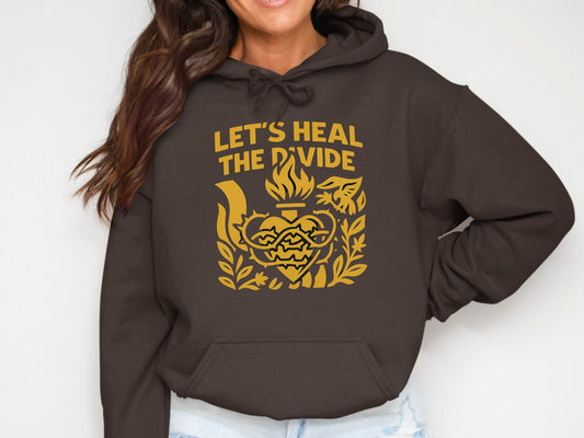 Let's Heal The Divide Graphic Hoodie product type