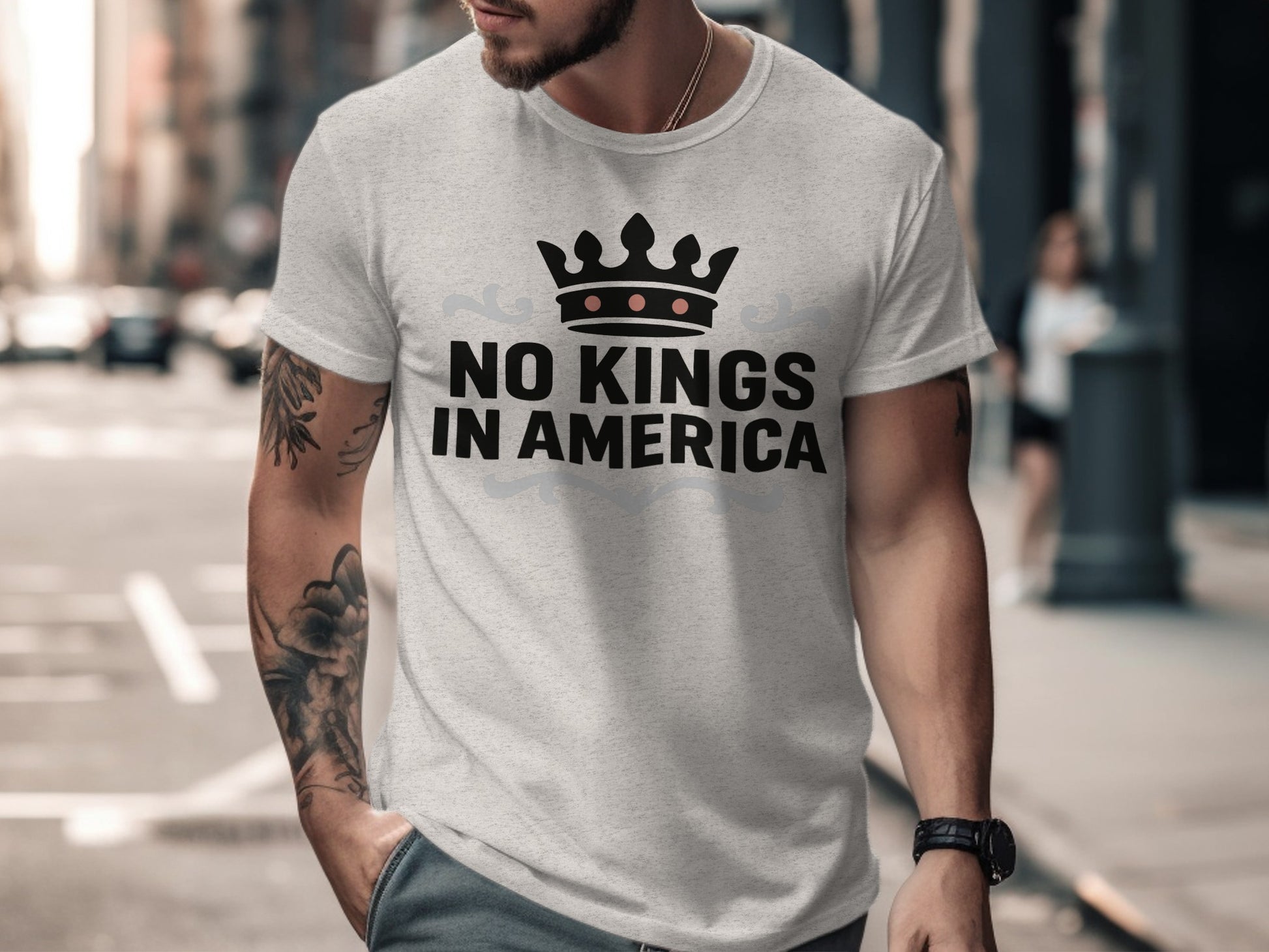 No Kings in America Graphic Tee Shirt product type