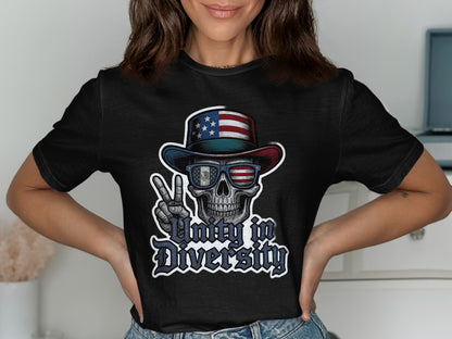 Unity in Diversity Skull Design T-shirt product type