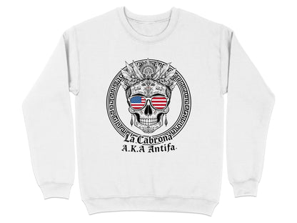 La Calavera A.K.A Antifa Skull Design Sweatshirt