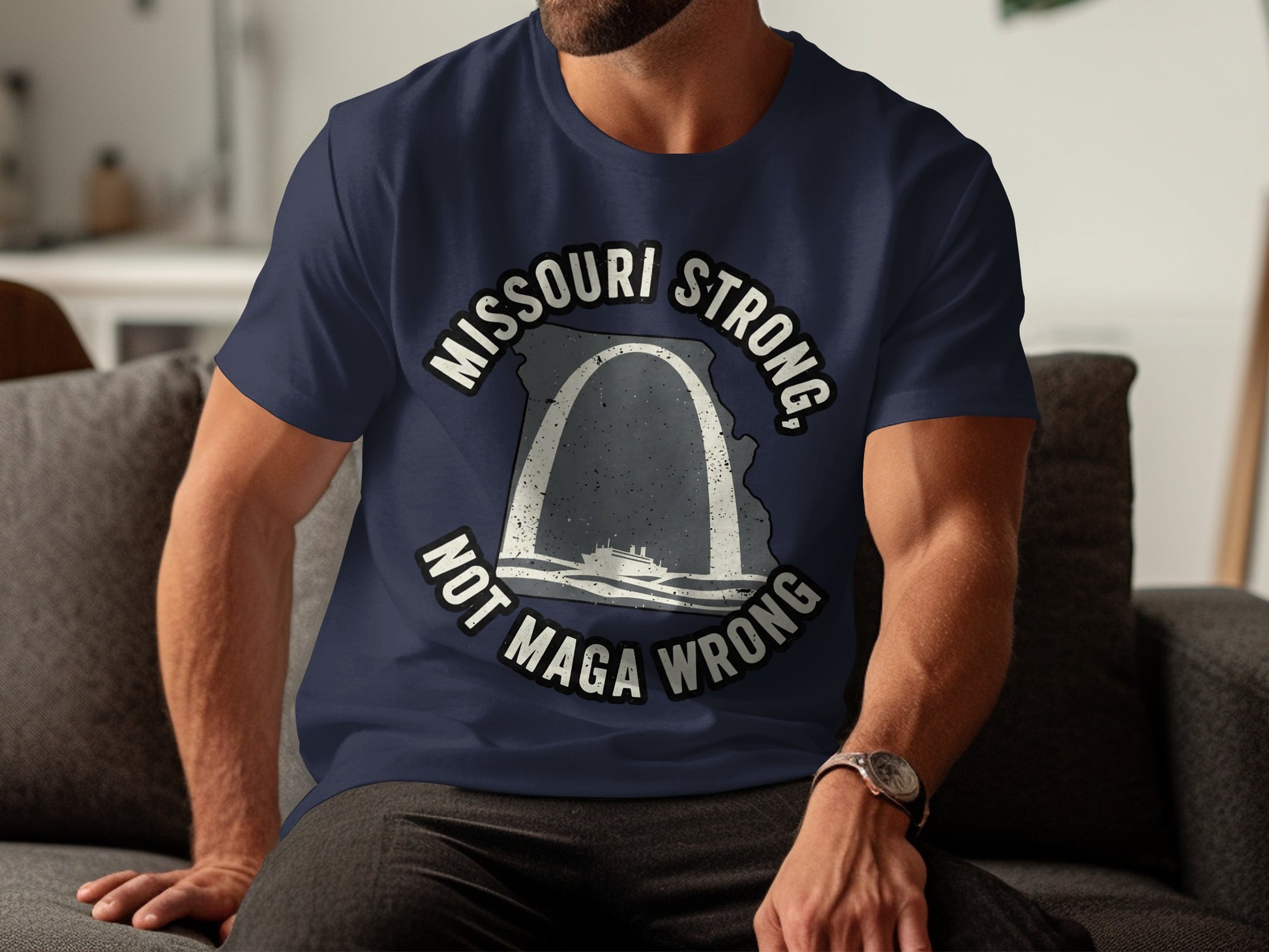 Missouri Strong Not MAGA Wrong T-shirt product