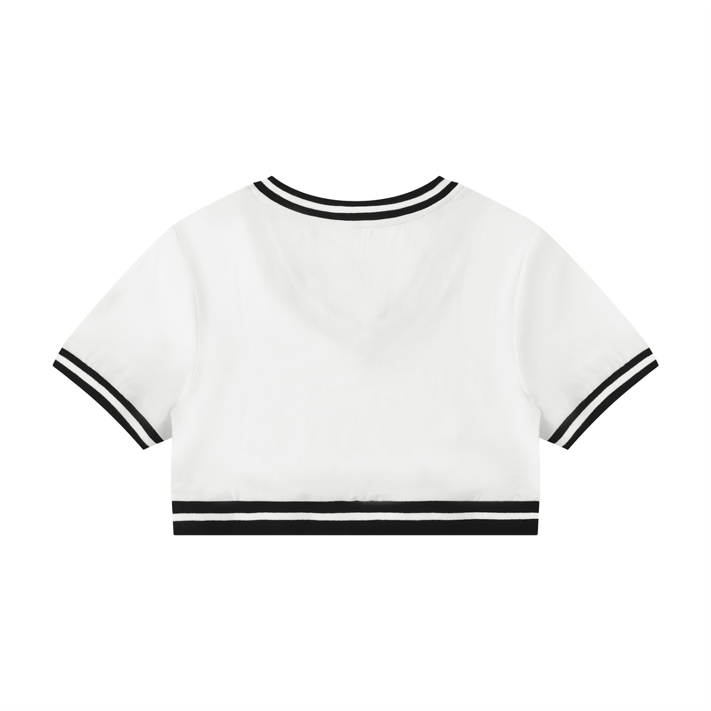 Proud AntiTrump Tee Women's Color Block V-Neck Crop T-Shirt