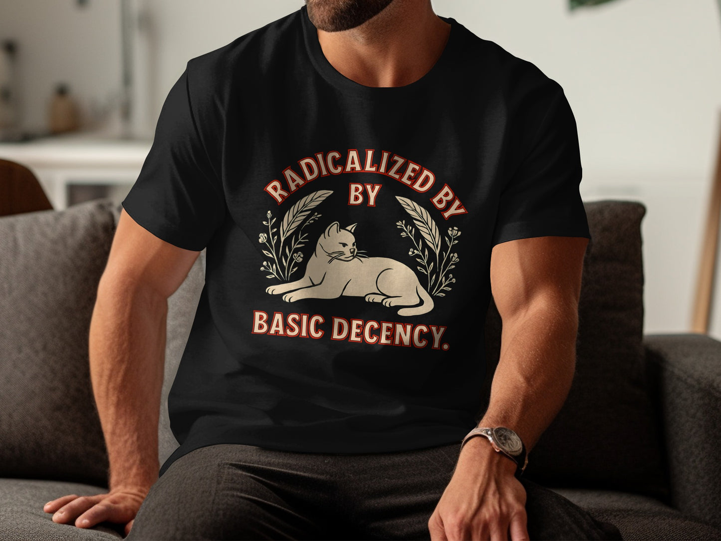 Radicalized By Basic Decency Stylish Graphic T-Shirt Product