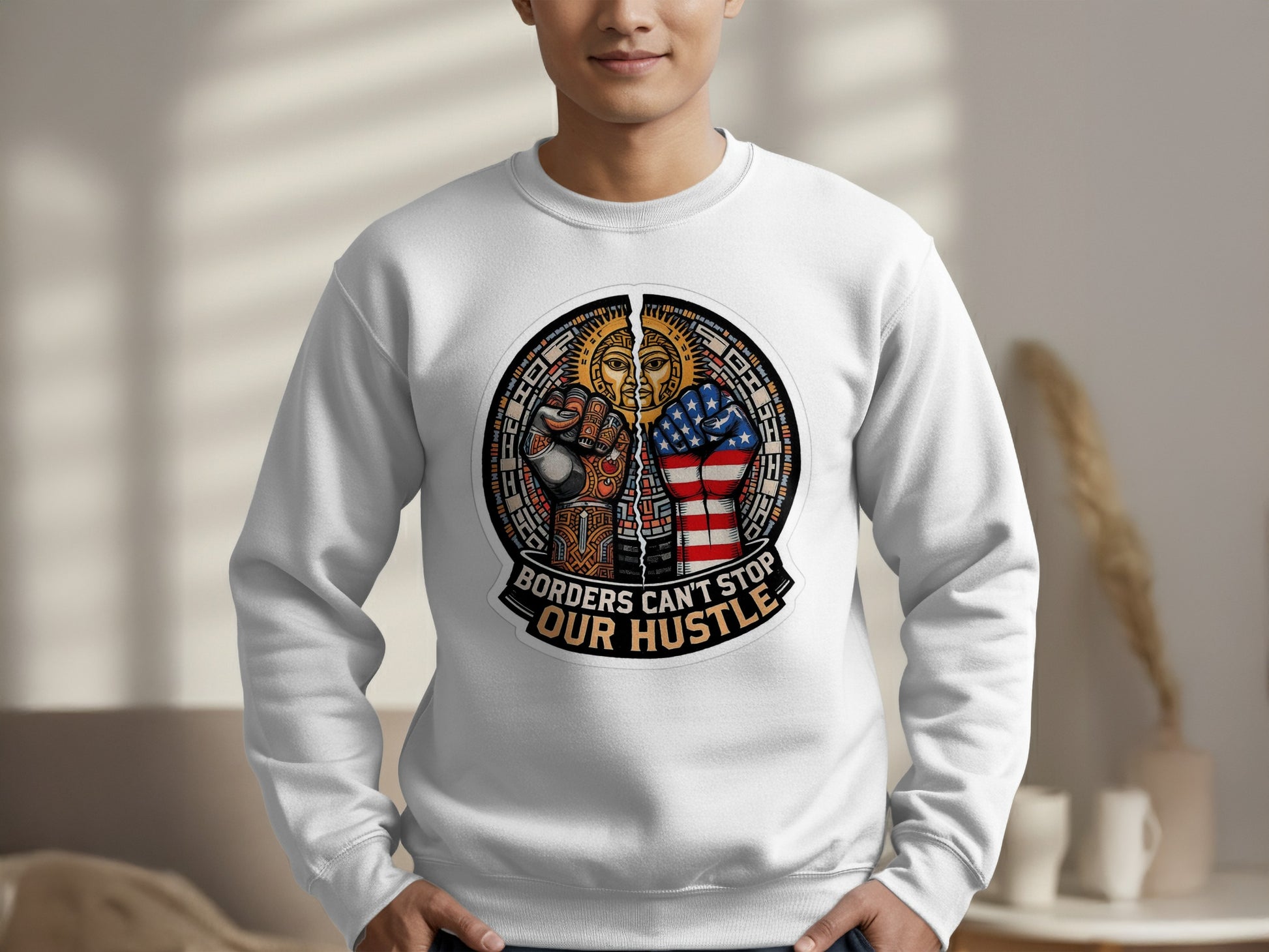Borders Can't Stop Our Hustle Sweatshirt product type