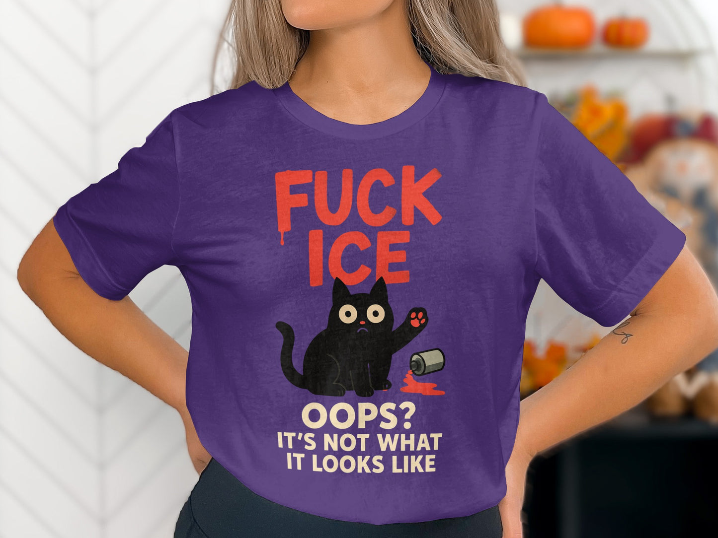 Funny Cat Graphic Says Oops Not What It Looks Like product type