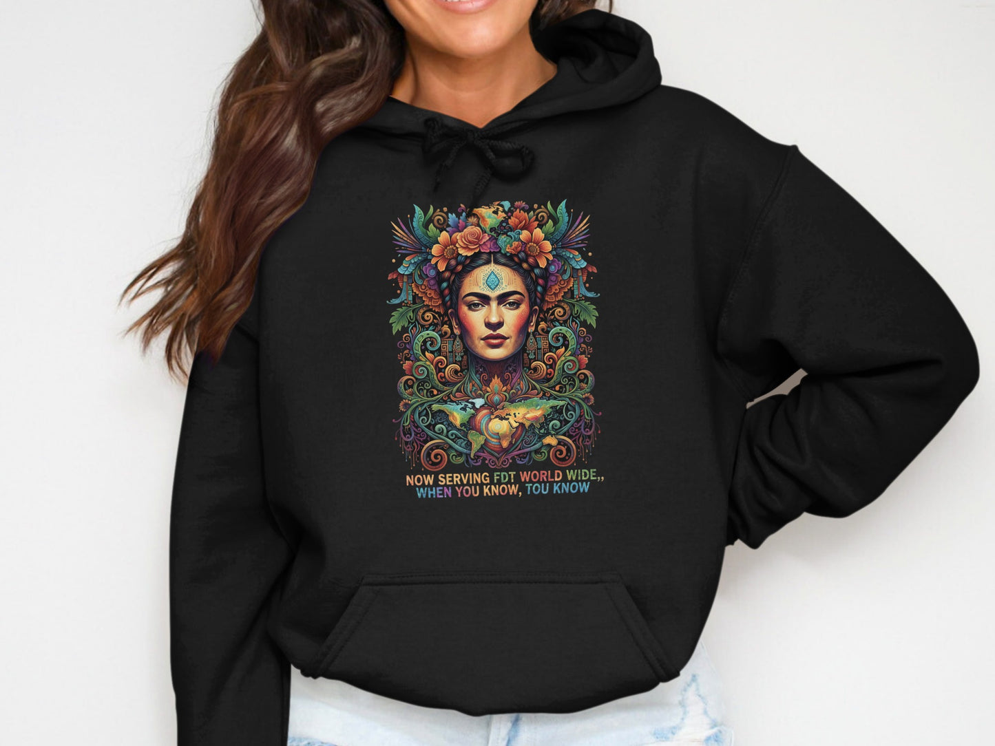 Frida Kahlo Floral Headdress Earth Art Piece Design