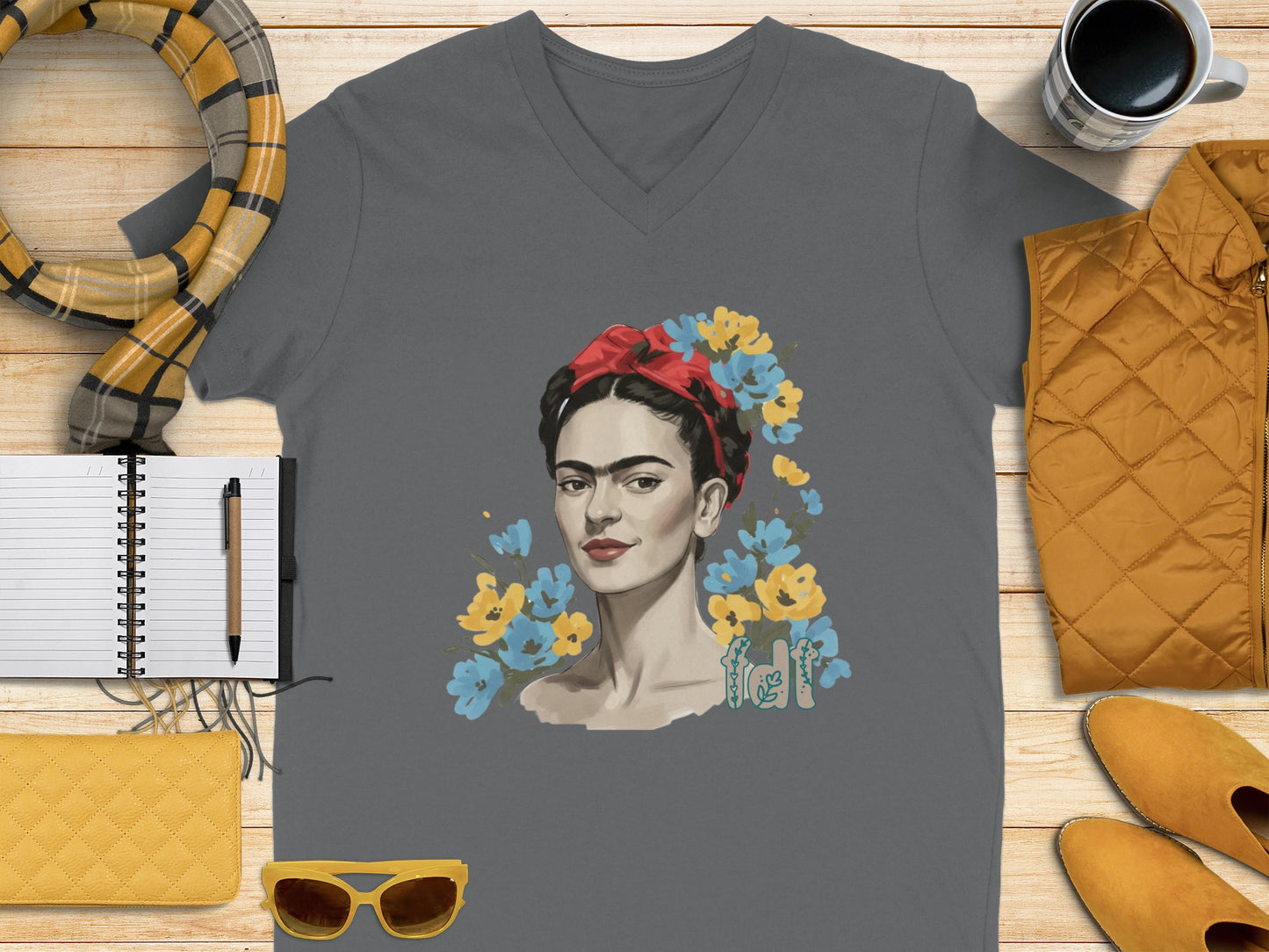 Artistic Portrait Graphic T-shirt with Bold Design