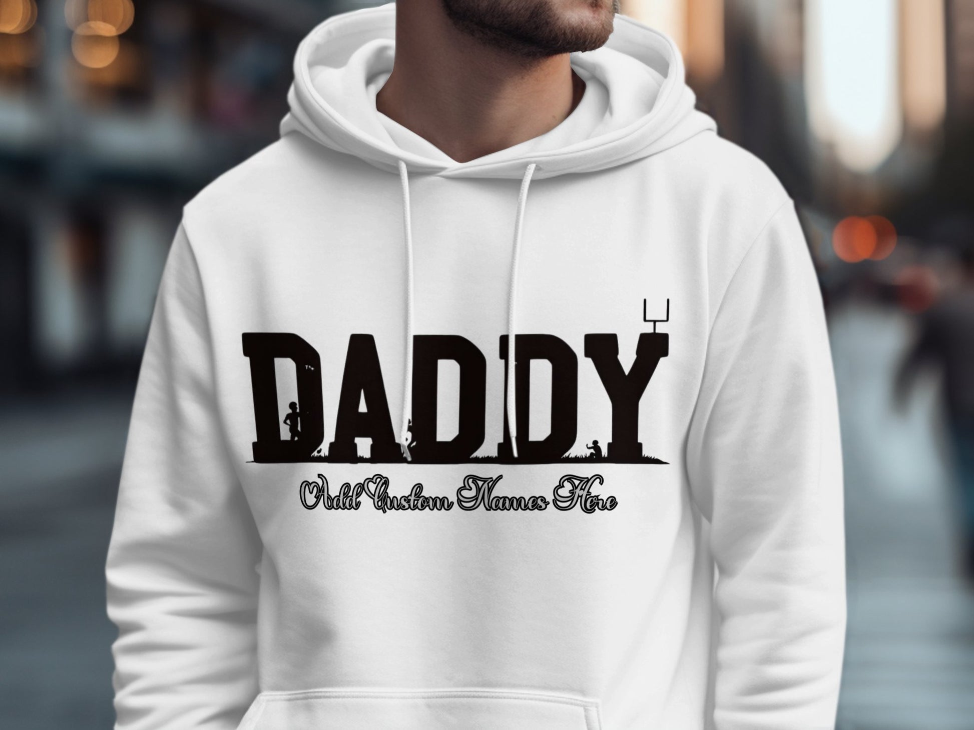 Daddy Child Custom Names Here Hoodie product