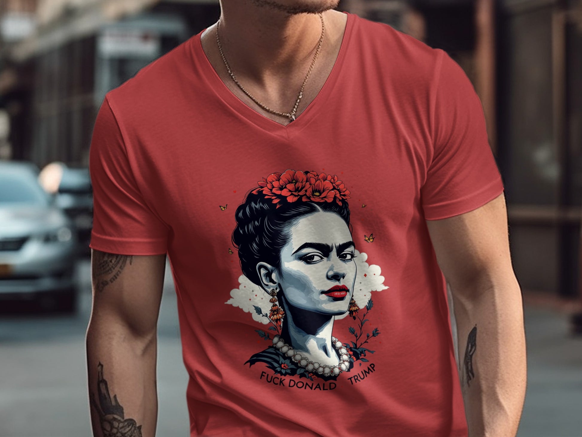 Frida Parody Statement Tee Art Fashion Apparel
