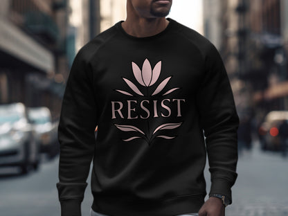 Resist Floral Graphic Design Sweatshirt product type