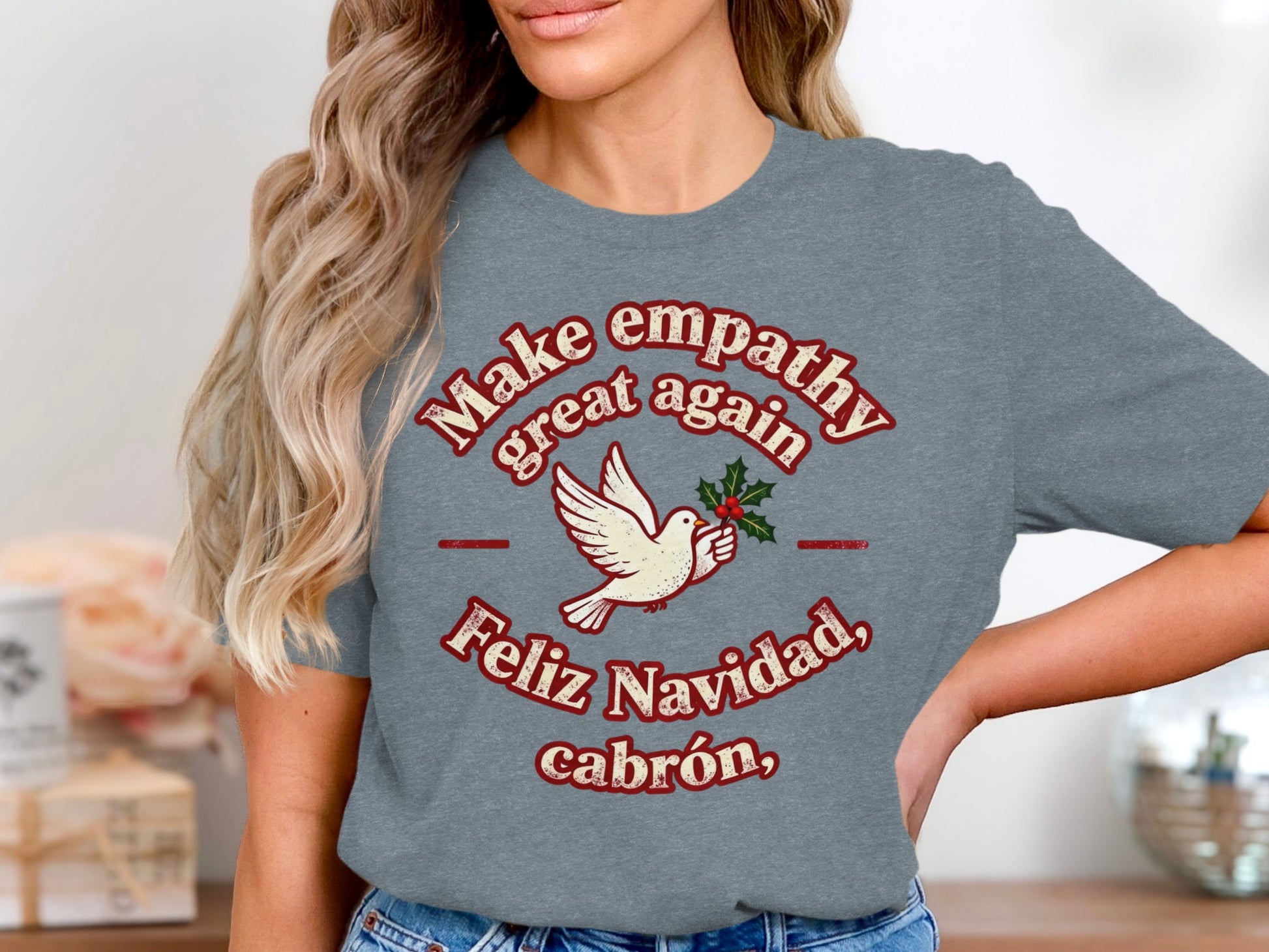 Make Empathy Great Again Feliz Navidad Cabron Shirt