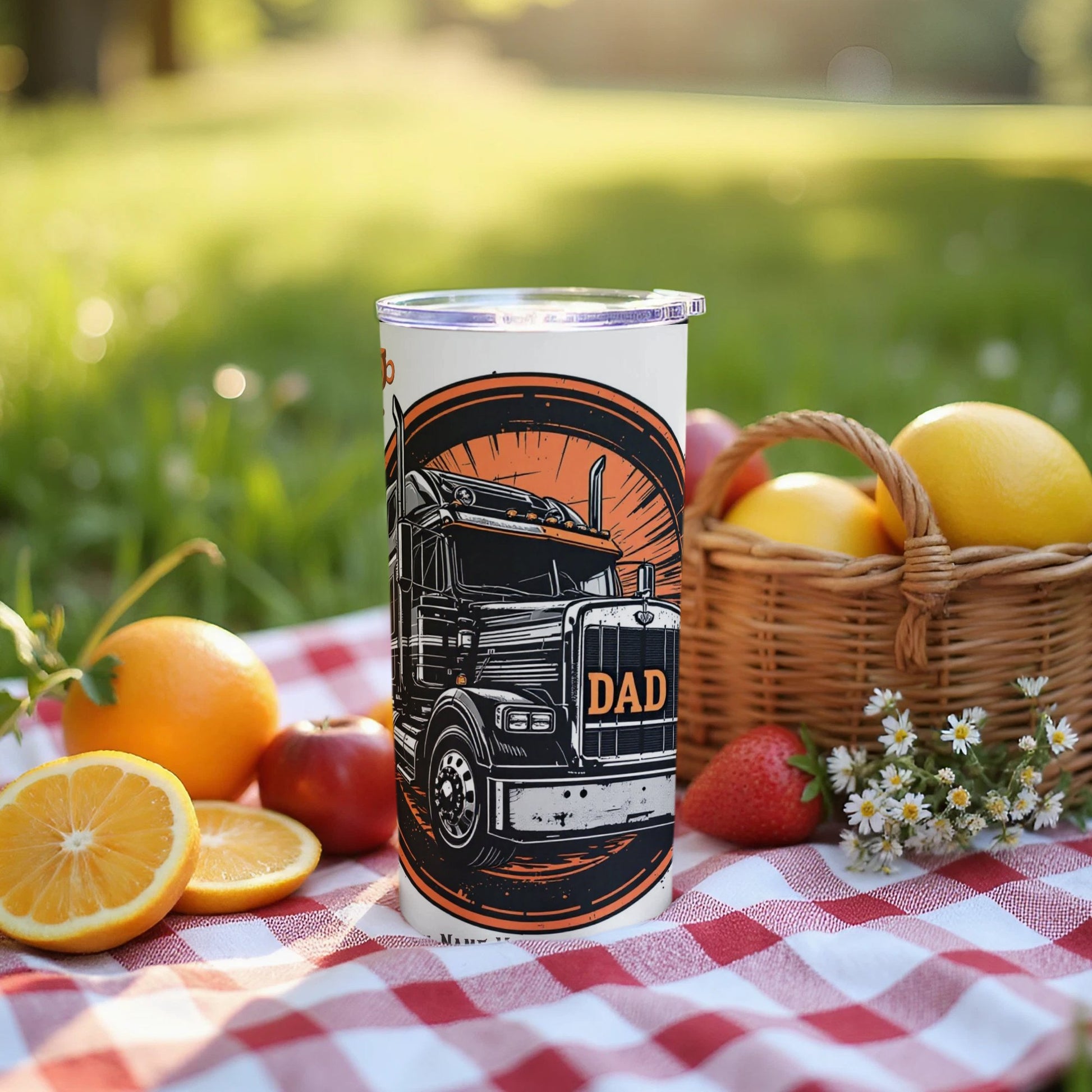 Dad Truck Design Tall Insulated Tumbler product type