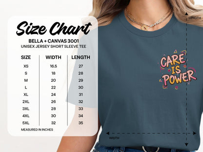 Care is Power Unisex Jersey Short Sleeve Tee