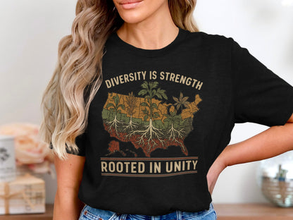 Diversity is Strength Rooted in Unity Shirt product type