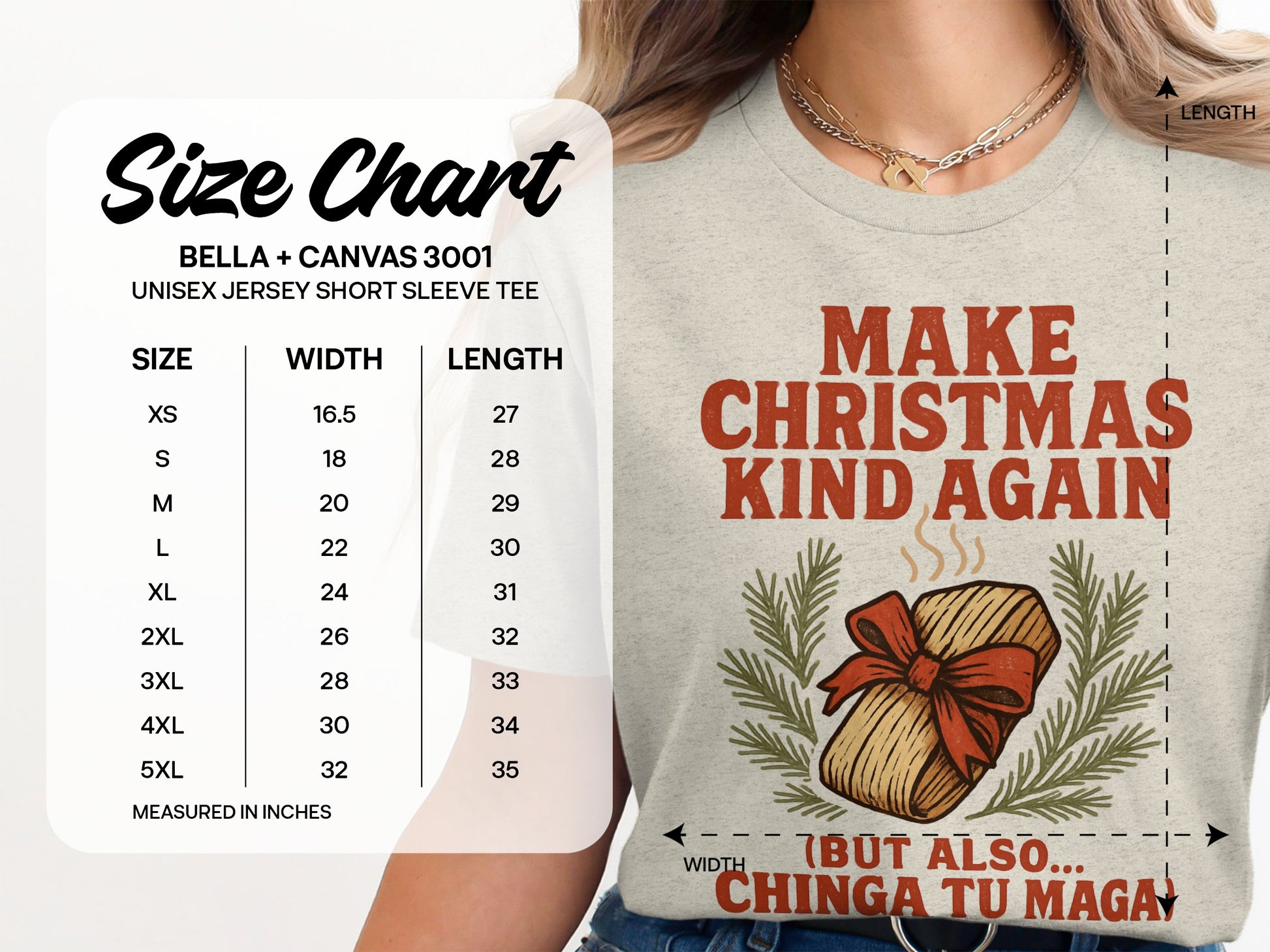 Make Christmas Kind Again Short Sleeve Tee