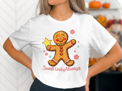 Sweet Unity Always Gingerbread Character Tee