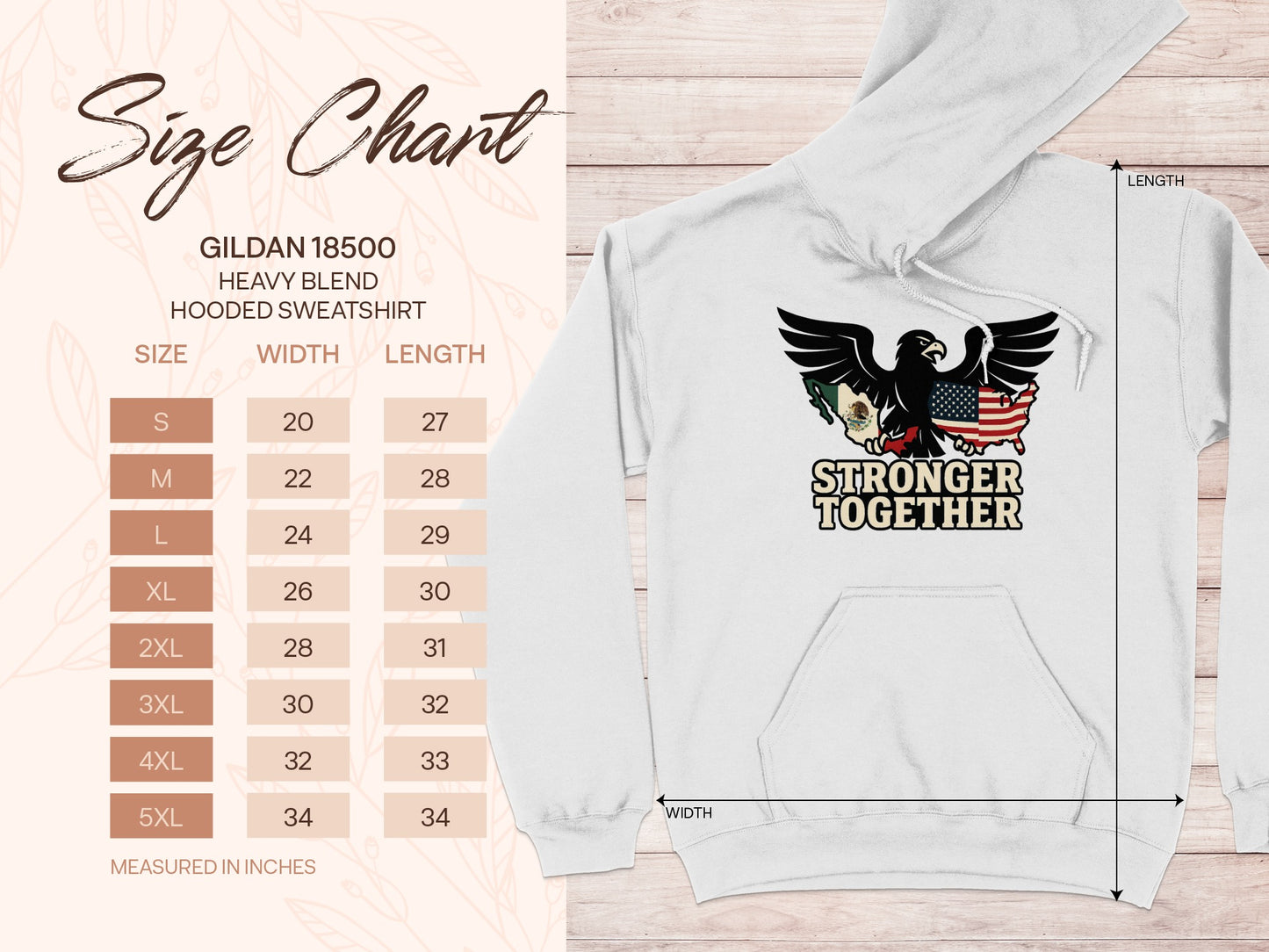 Stronger Together Graphic Hooded Sweatshirt product type