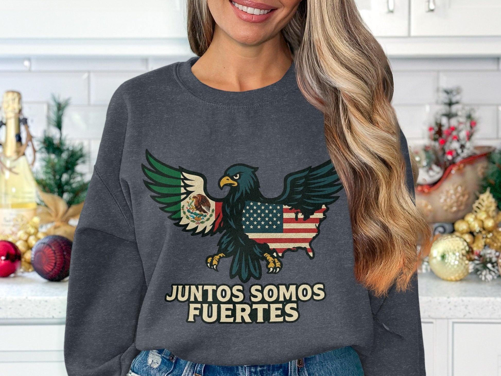 Juntos Somos Fuertes Design Sweatshirt product type