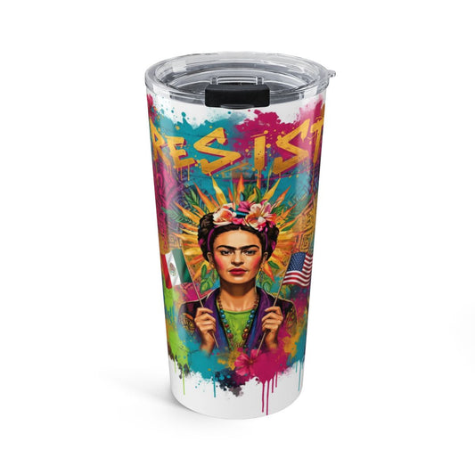 Colorful Resist Design Insulated Tumbler