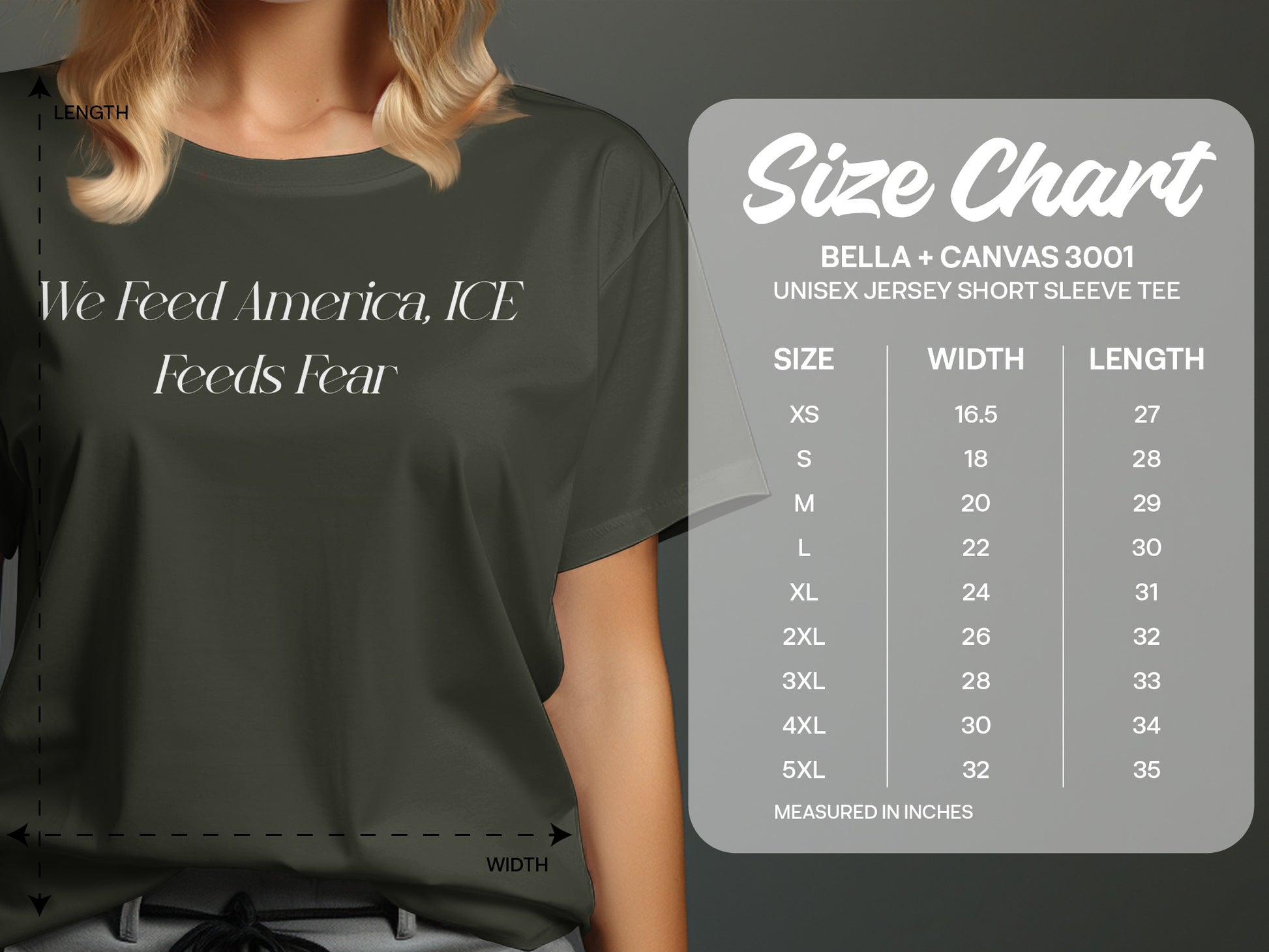 We Feed America ICE Feeds Fear shirt product type