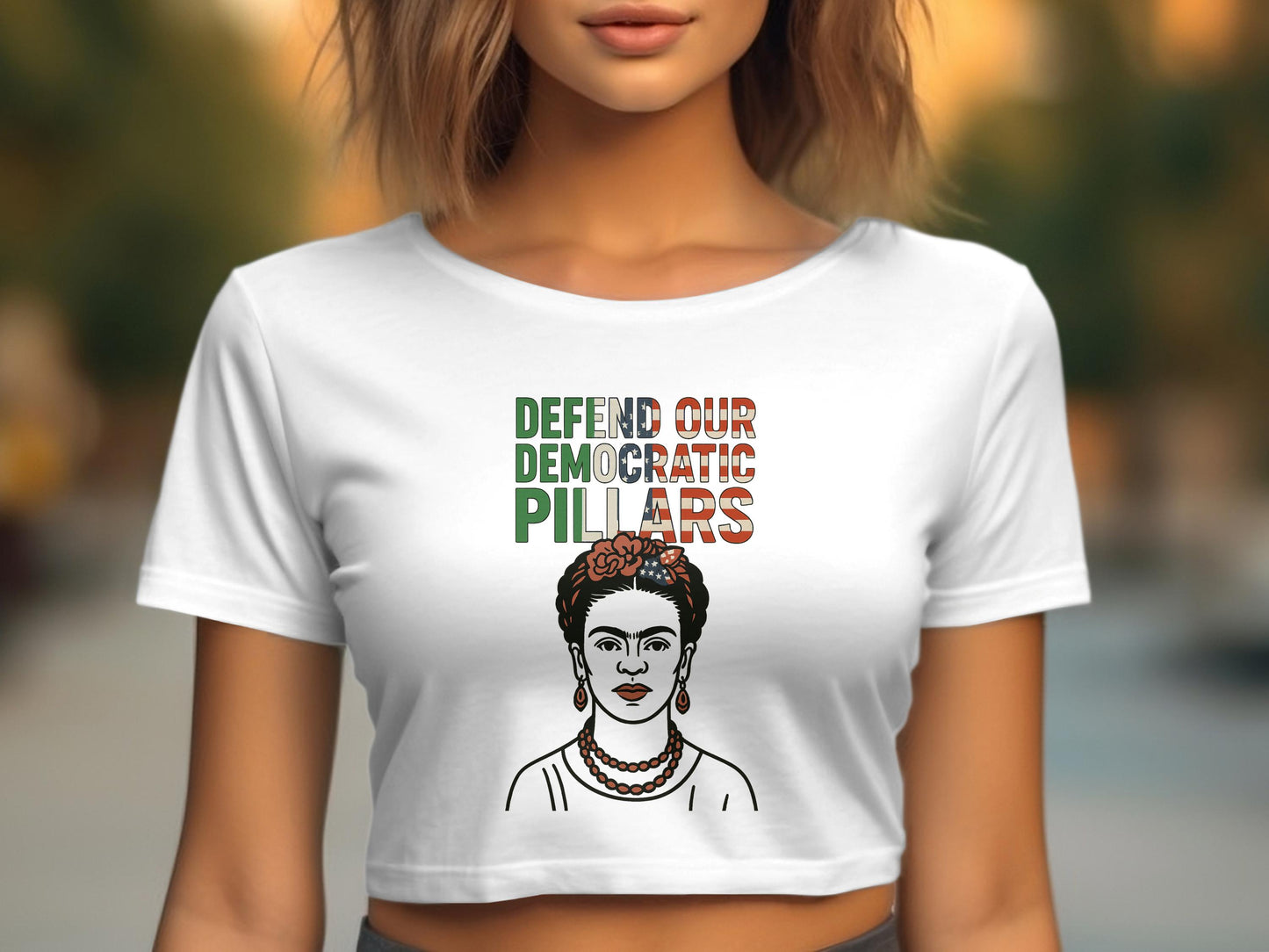 Defend Our Democratic Pillars Graphic Tee product