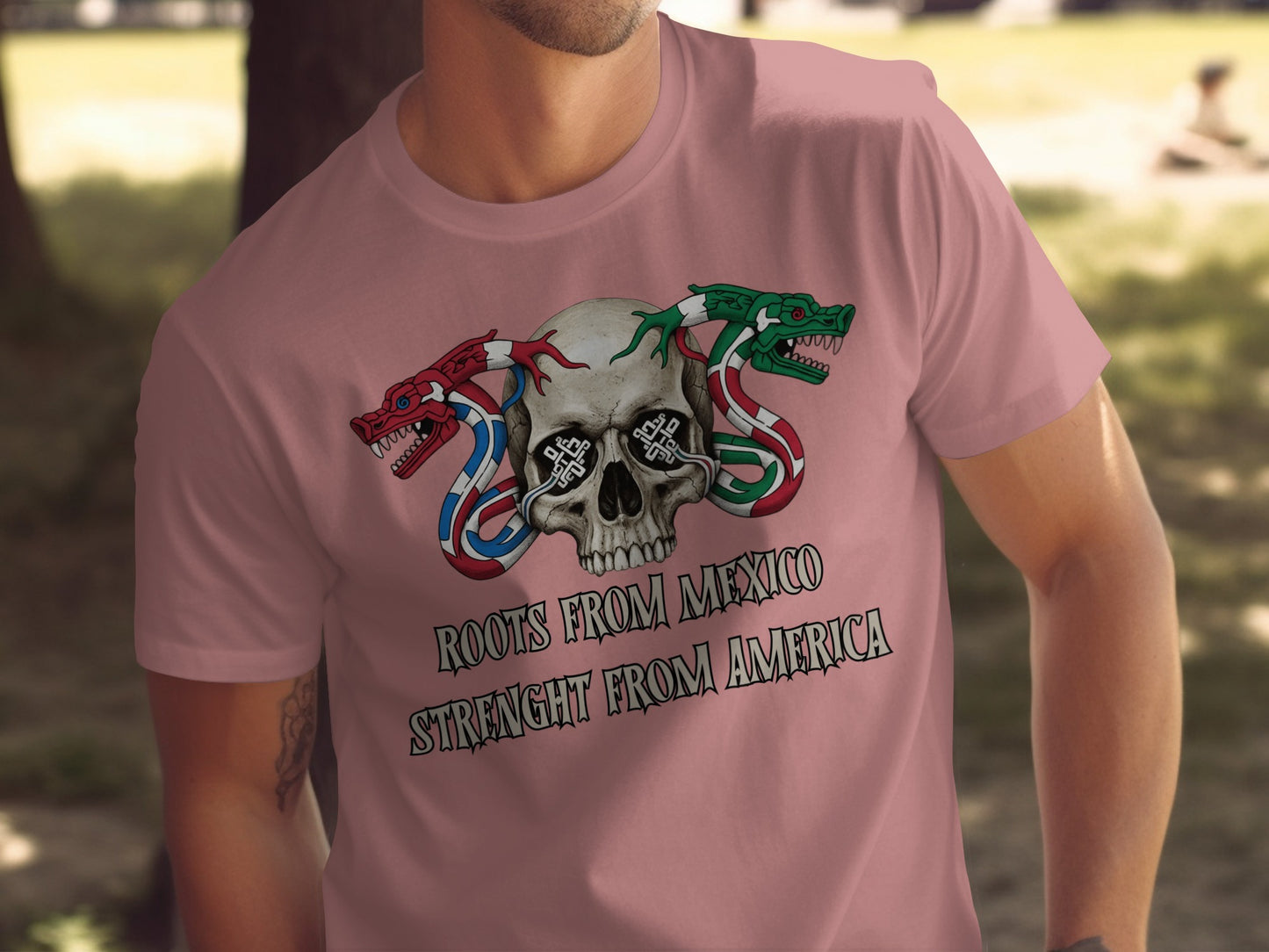 Roots From Mexico Straight From America Shirt