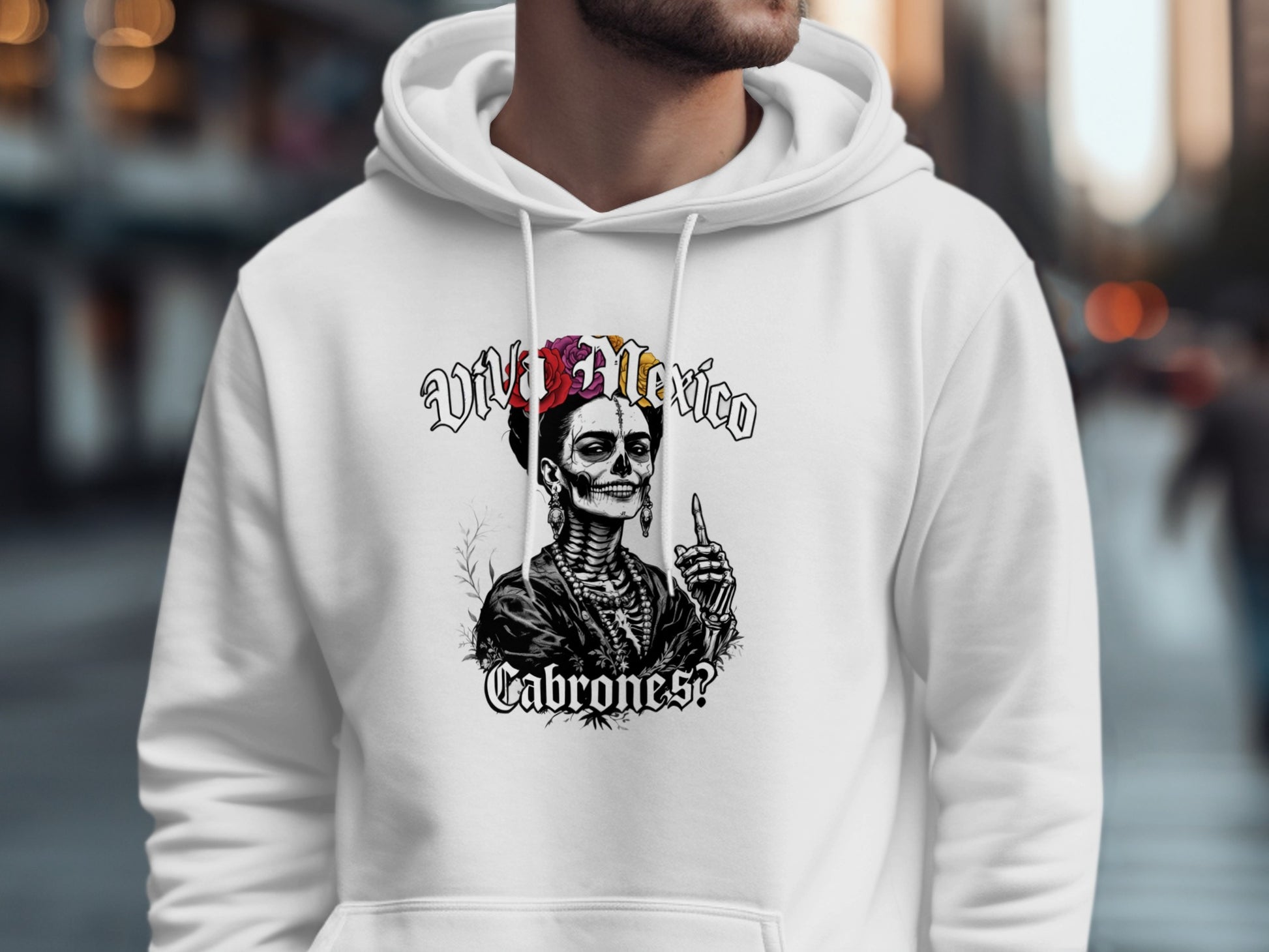 Viva Mexico Cabrones Skeleton Art Hoodie product