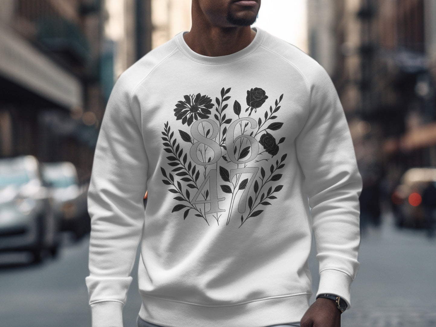 Floral Graphic 8647 Crewneck Sweatshirt product