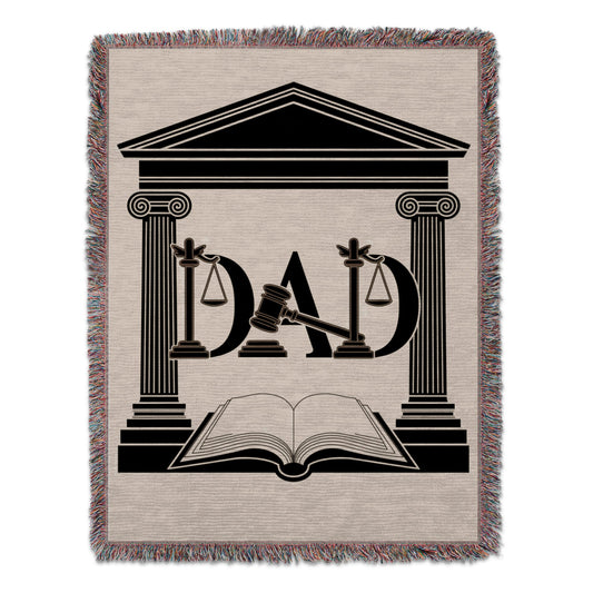 Unique Legal Themed Dad Gift Throw Blanket product