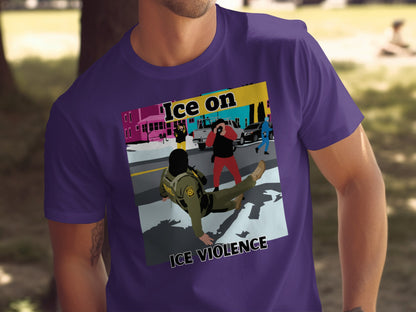 Ice on Ice Violence Graphic T-shirt