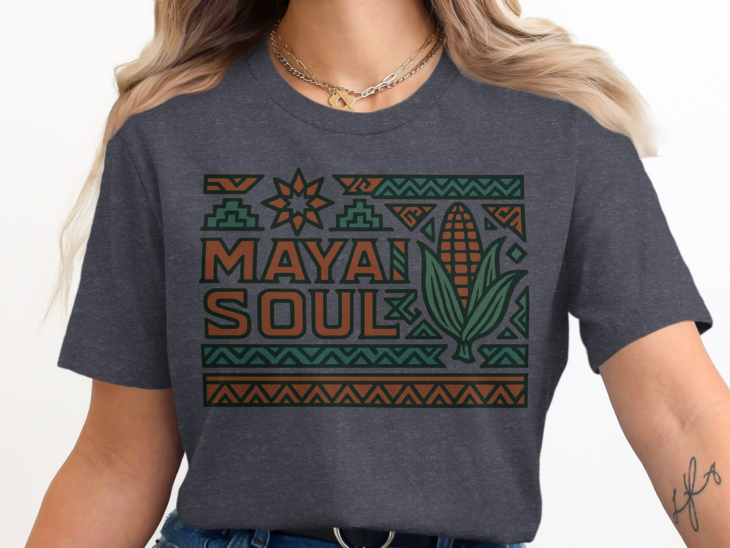 MAYA SOUL Graphic Artistic Print Designer T-shirt product