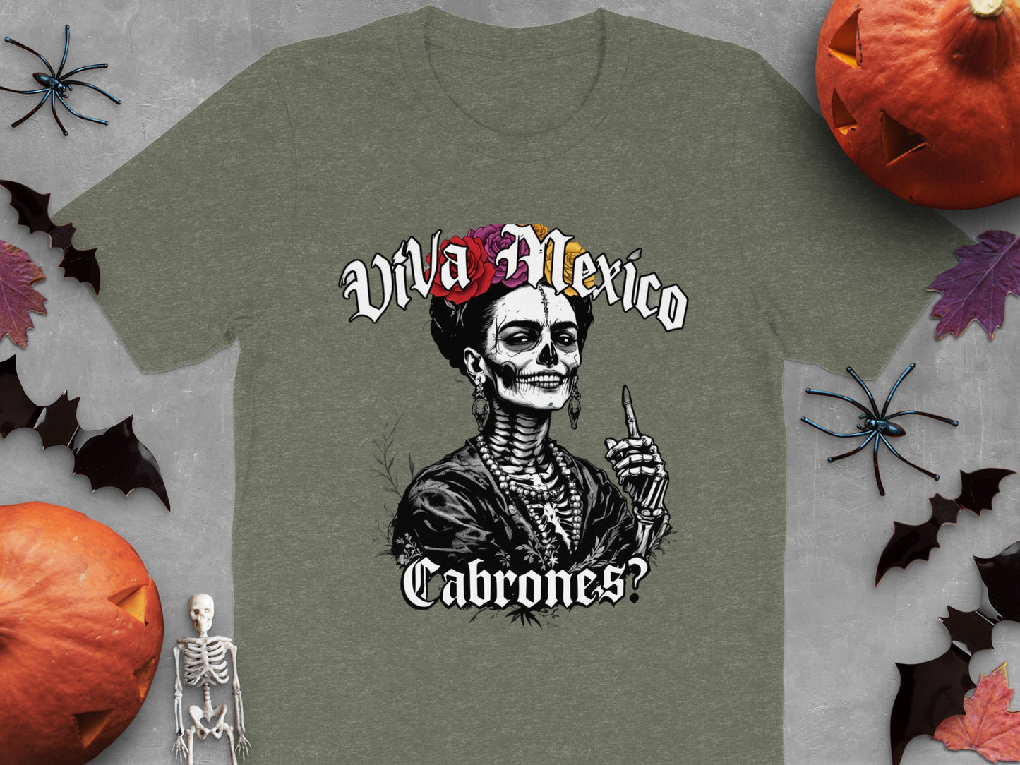 Viva Mexico Cabrones Skeleton Graphic T-Shirt product type