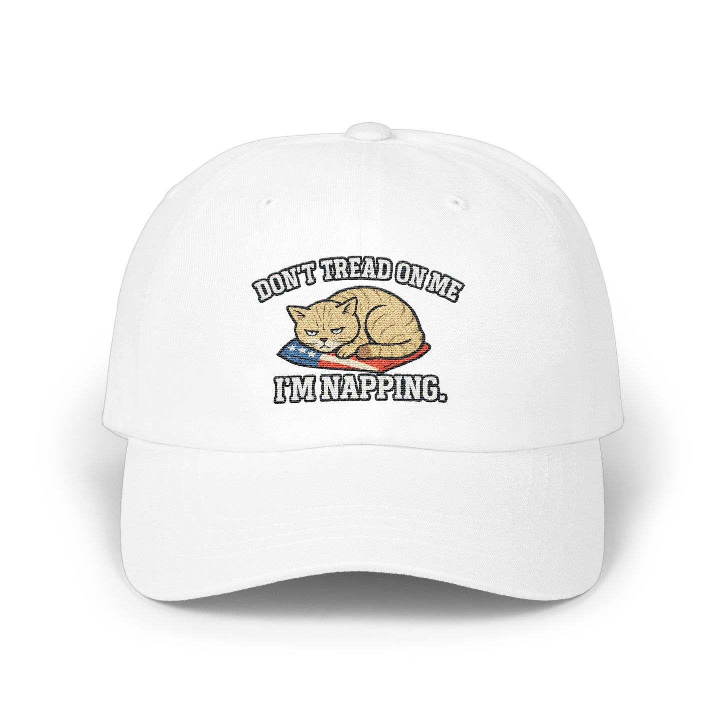 Don't Tread On Me Cat I'm Napping Hat product type