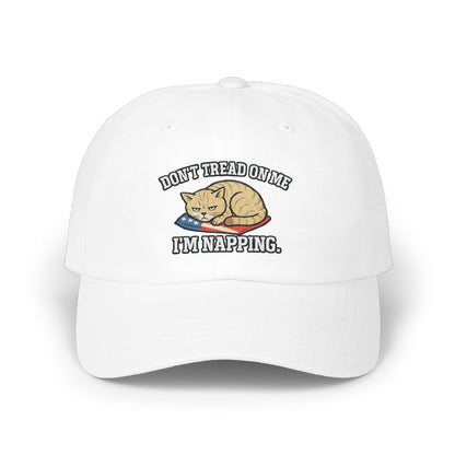 Don't Tread On Me Cat I'm Napping Hat product type